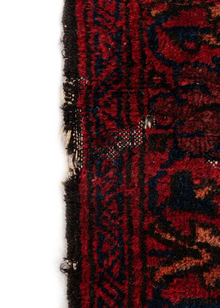 2' 9 x 4' 4 Hand Knotted Afghan Ersari Wool Rug
