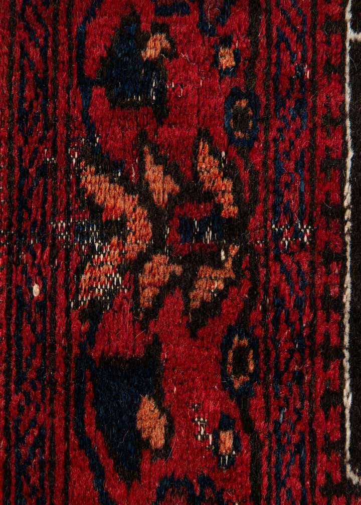 2' 9 x 4' 4 Hand Knotted Afghan Ersari Wool Rug