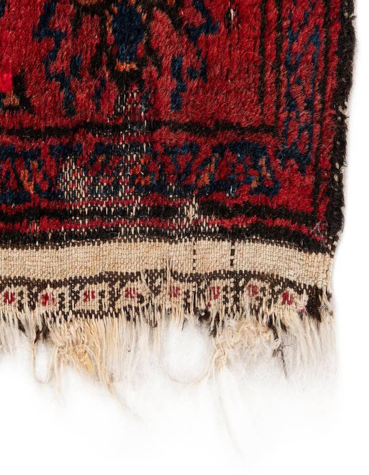 Detail image of 2' 9 x 4' 4 Hand Knotted Afghan Ersari Wool Rug