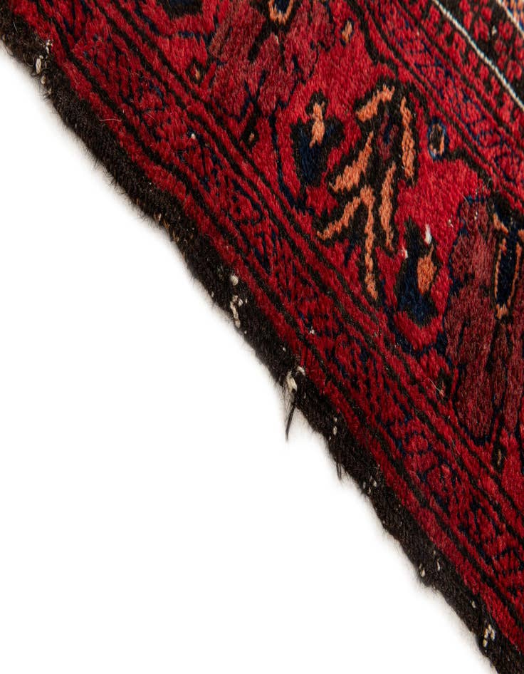 Detail image of 2' 9 x 4' 4  Hand Knotted Afghan Ersari Wool Rug