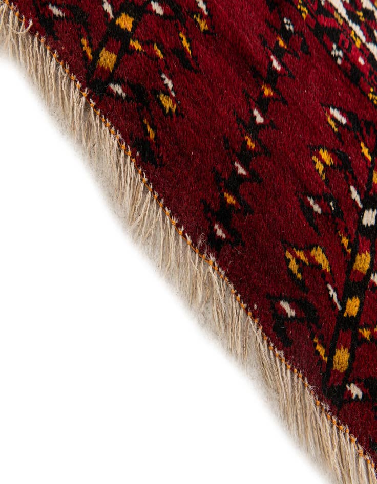 Detail image of 2' 8 x 5' 1  Hand Knotted Afghan Ersari Oriental Wool Rug