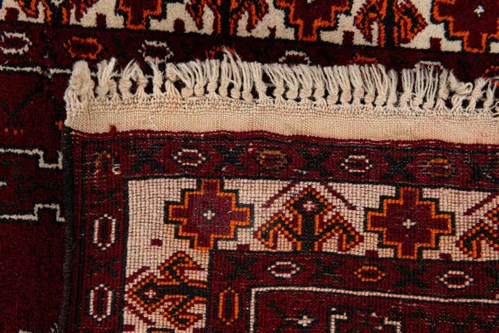 2' 8 x 4' 3 Hand Knotted Afghan Ersari Wool Rug