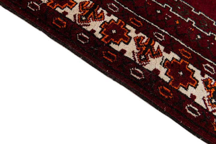 2' 8 x 4' 3 Hand Knotted Afghan Ersari Wool Rug