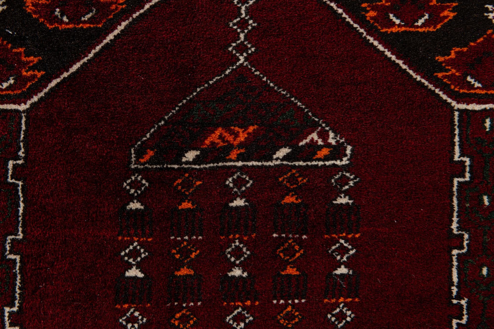 2' 8 x 4' 3 Hand Knotted Afghan Ersari Wool Rug