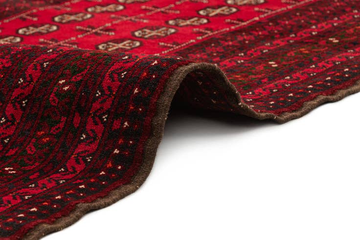 Detail image of 3' 6 x 6' 2 Hand Knotted Afghan Mouri Wool Rug