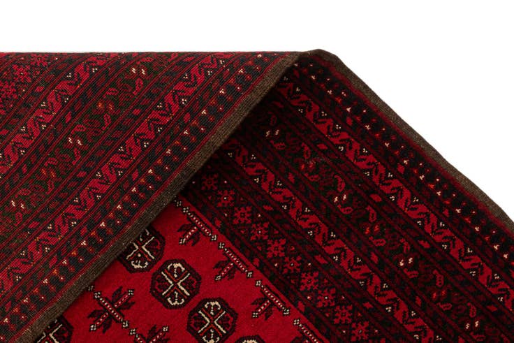 Detail image of 3' 6 x 6' 2 Hand Knotted Afghan Mouri Wool Rug