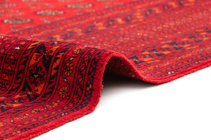 6' 7 x 10' 3 Hand Knotted Afghan Mouri Wool Rug