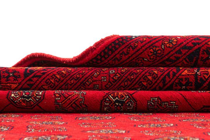 6' 7 x 10' 3 Hand Knotted Afghan Mouri Wool Rug