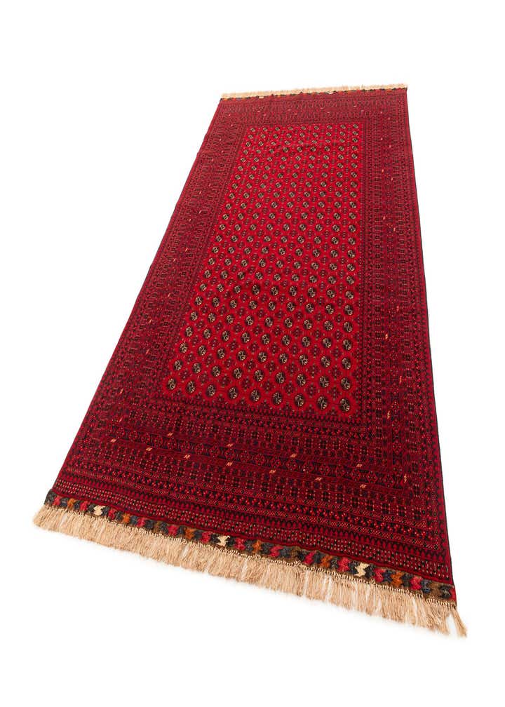 6' 8 x 10' 1 Hand Knotted Afghan Mouri Oriental Wool Rug