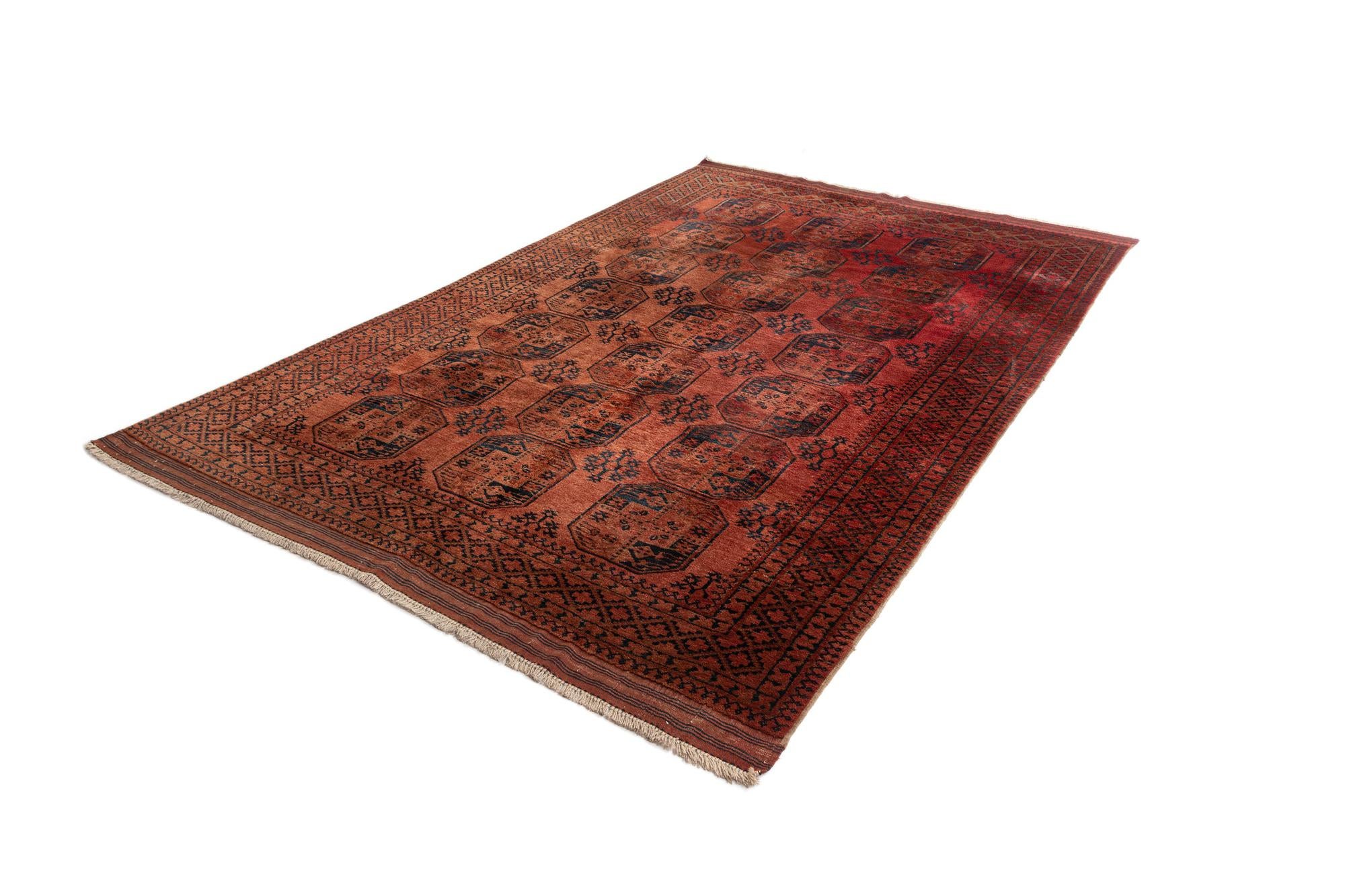 7' 7 x 11' 6 Afghan Wool Rug