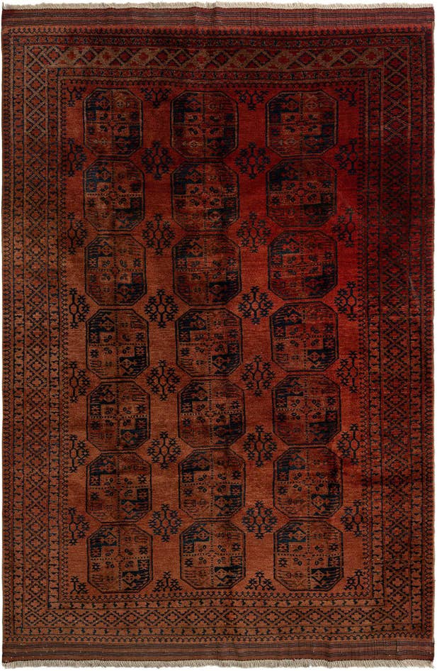 Vue détaillée : 230cm x 350cm Afghan Tapis Laine
