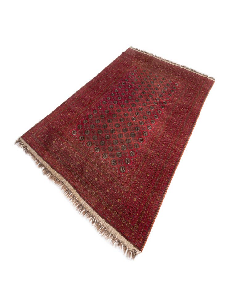 Detail image of 6' 5 x 9' 2 Afghan Wool Rug