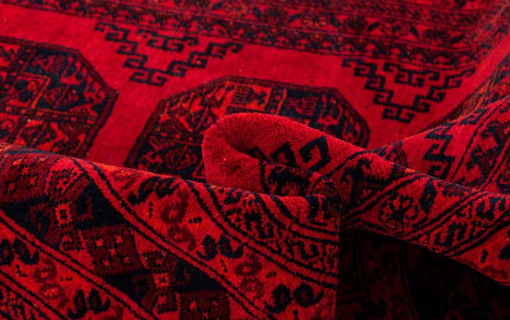 4' 2 x 7' 1 Afghan Wool Rug