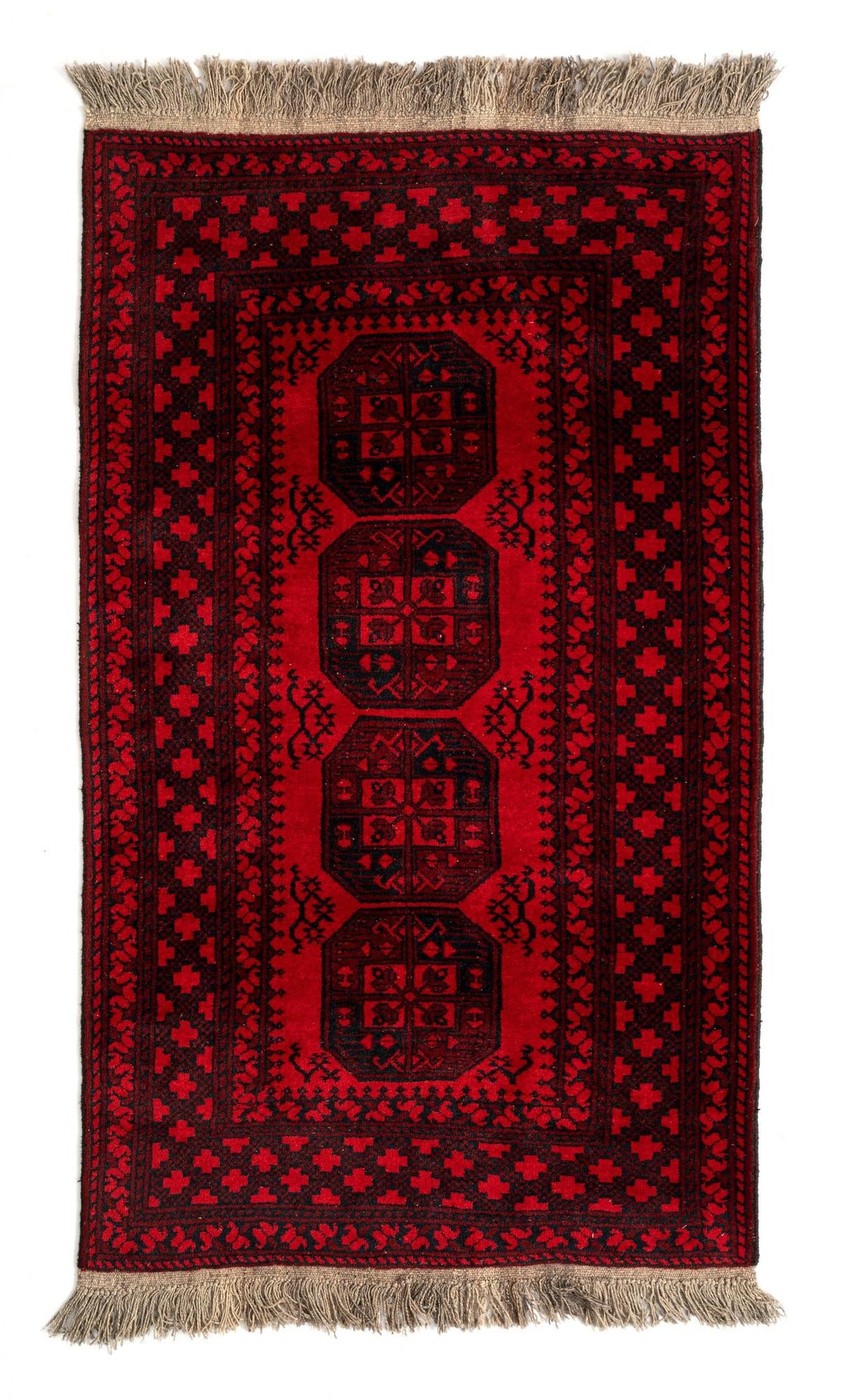 3' 5 x 6' 2 Afghan Wool Rug
