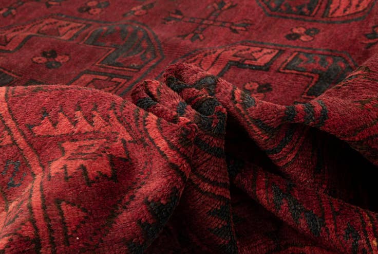 Detail image of 8' 6 x 11' 10 Afghan Wool Rug