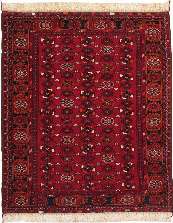 Detail image of 3' 7 x 6' 3 Afghan Rug