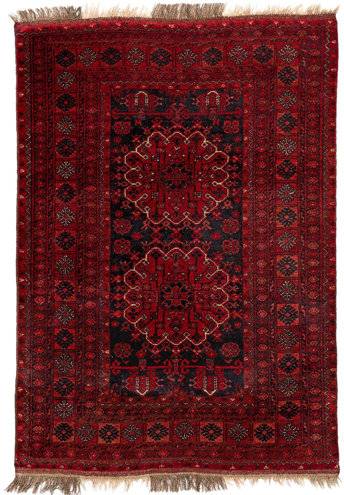 4' 3 x 5' 9 Afghan Rug