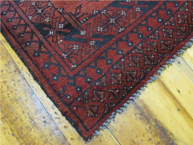 2' 8 x 4' Hand Knotted Afghan Oriental Rug