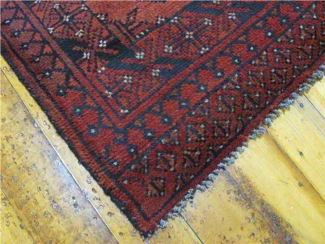 2' 8 x 4' Hand Knotted Afghan Oriental Rug