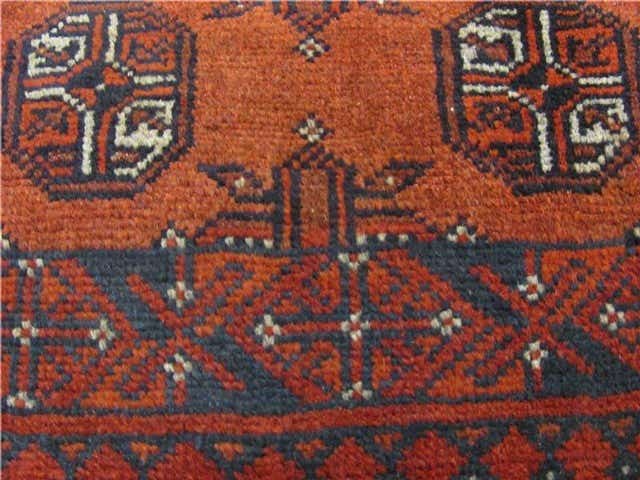 2' 8 x 4' Hand Knotted Afghan Oriental Rug