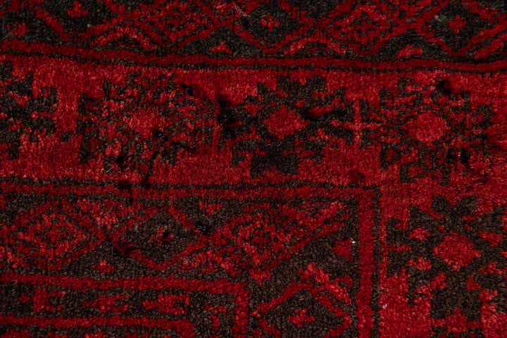 3' 5 x 6' 4 Hand Knotted Afghan Oriental Wool Rug