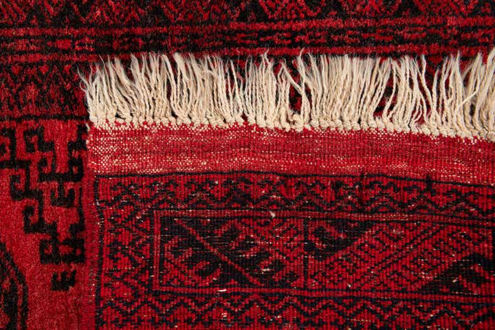 3' 5 x 6' 4 Hand Knotted Afghan Oriental Wool Rug