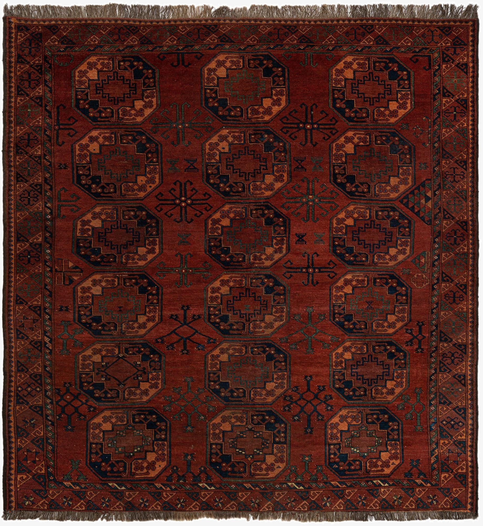 8' 4 x 8' 8 Afghan Wool Rug