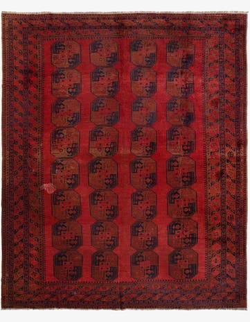 9' 10 x 12' 2 Afghan Wool Rug