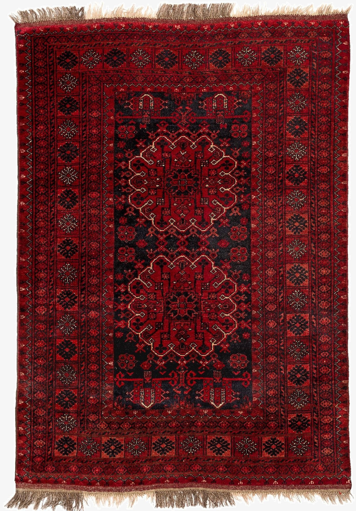 4' 3 x 5' 9 Afghan Rug