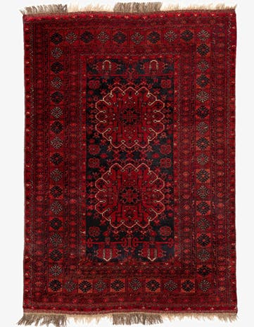 4' 3 x 5' 9 Afghan Rug