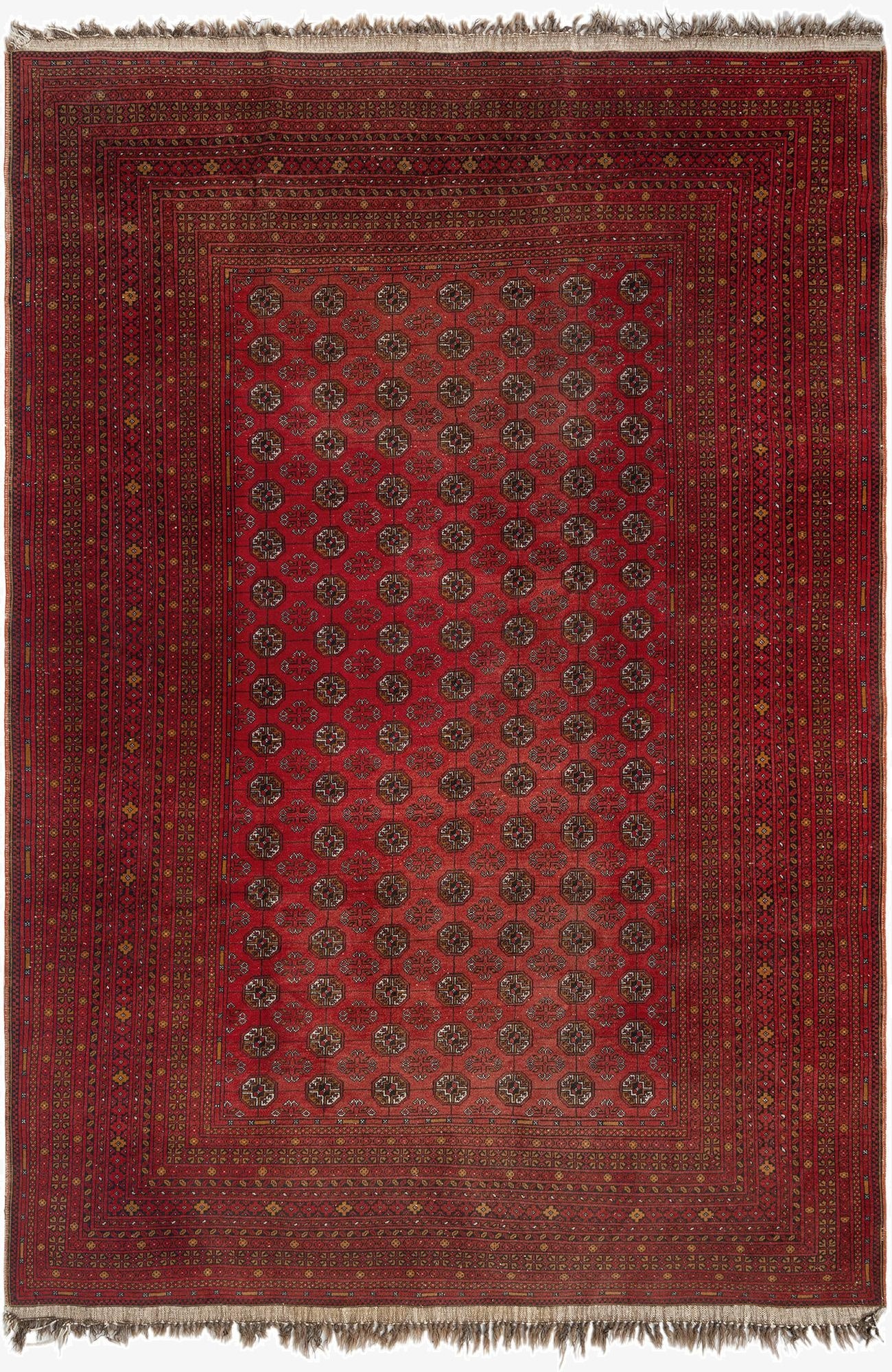 6' 5 x 9' 2 Afghan Wool Rug