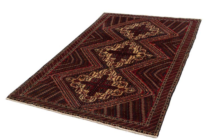 Detail image of 4' 4 x 6' 8 Afshar Wool Rug