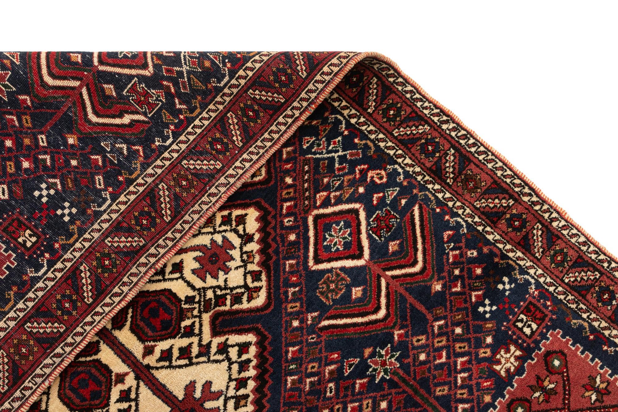 4' x 5' 8 Afshar Wool Rug