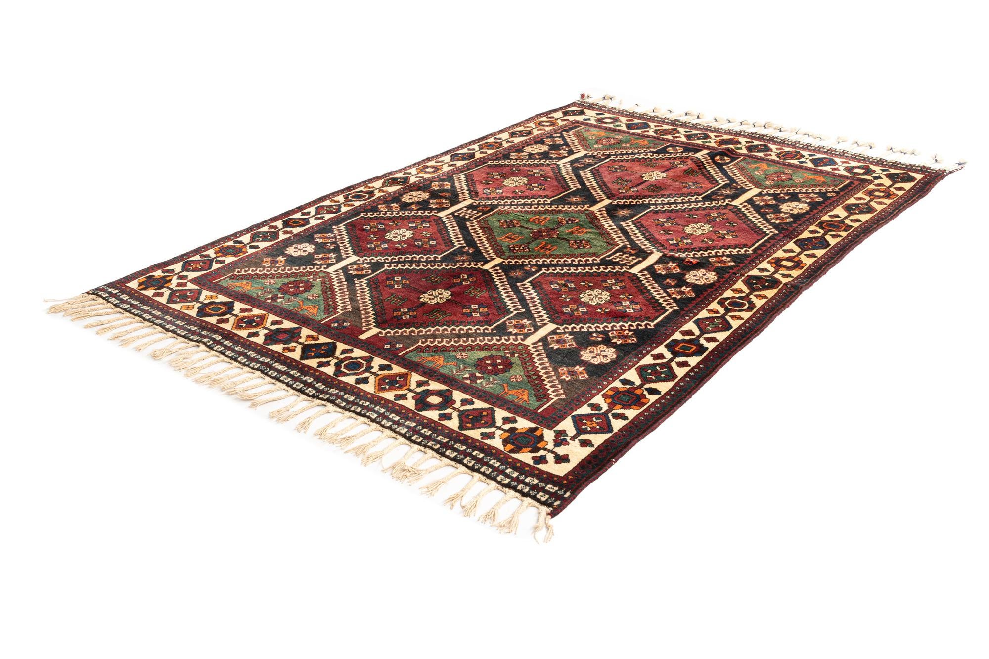 5' 1 x 7' 9 Afshar Wool Rug