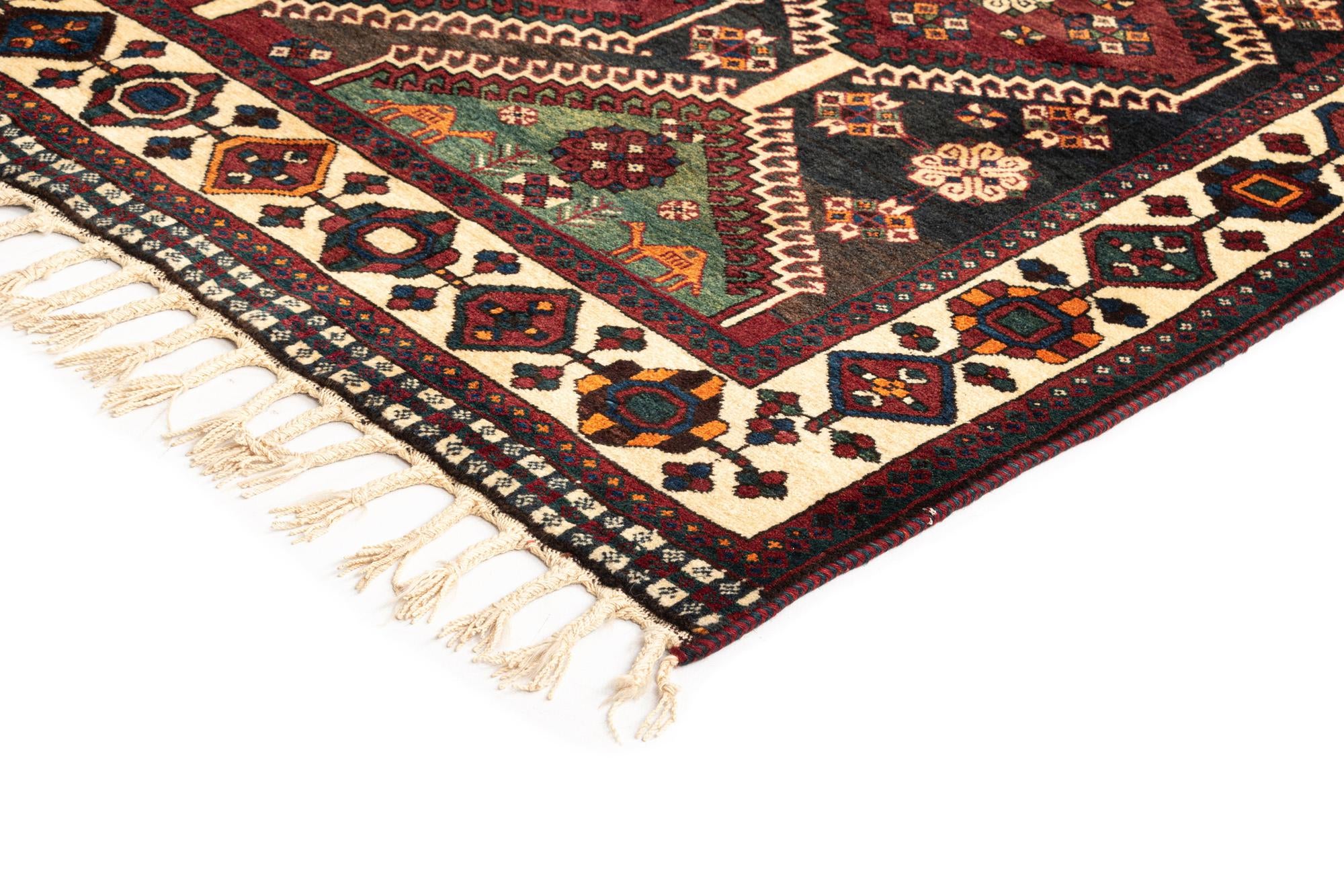 5' 1 x 7' 9 Afshar Wool Rug