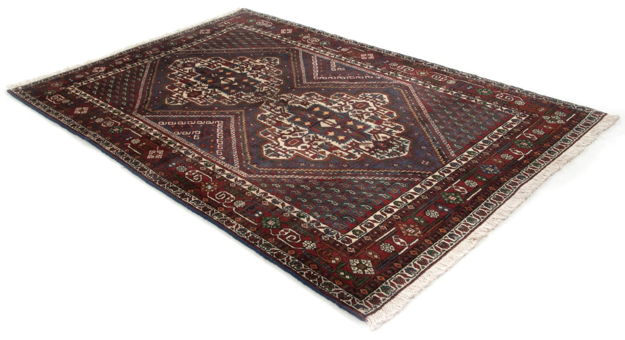 4' 1 x 6' Afshar Wool Rug