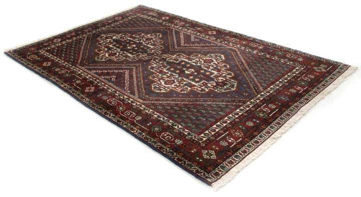 4' 1 x 6' Afshar Wool Rug