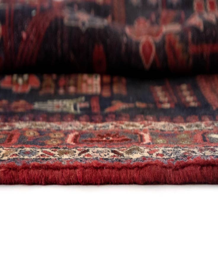 Detail image of 6' 6 x 9' 5  Hand Knotted Afshar Persian Wool Rug