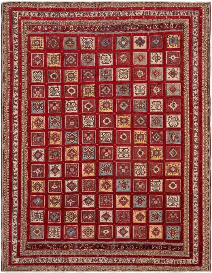Detail image of 8' 3 x 11' 7 Afshar Sonman Wool Rug