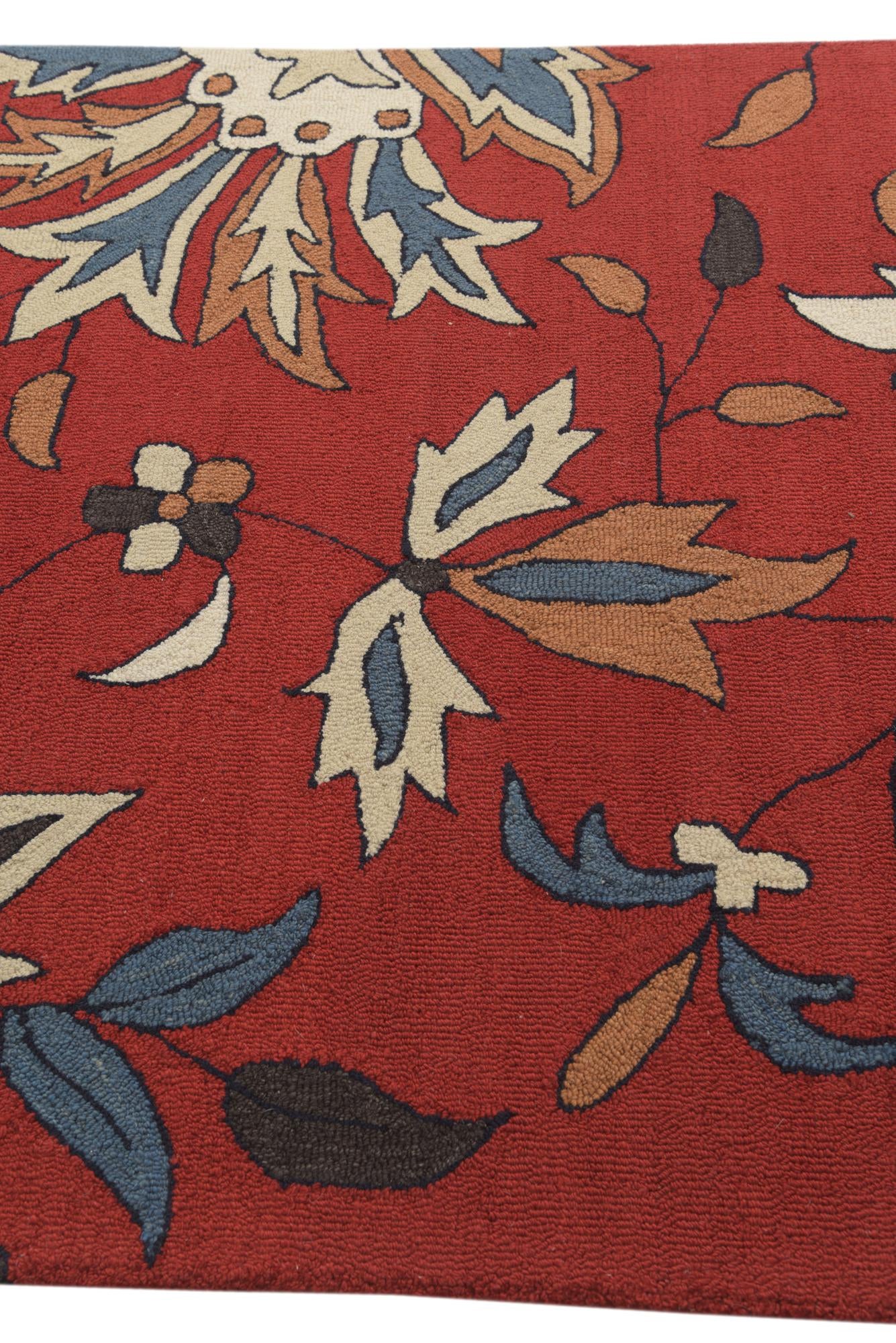 5' x 8' Agra Wool Rug