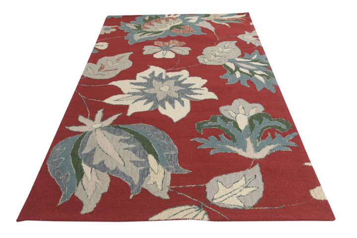 5' 1 x 8' Agra Wool Rug