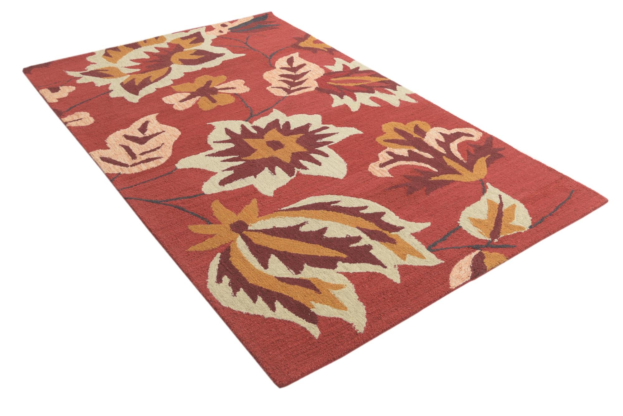5' 1 x 8' Agra Wool Rug