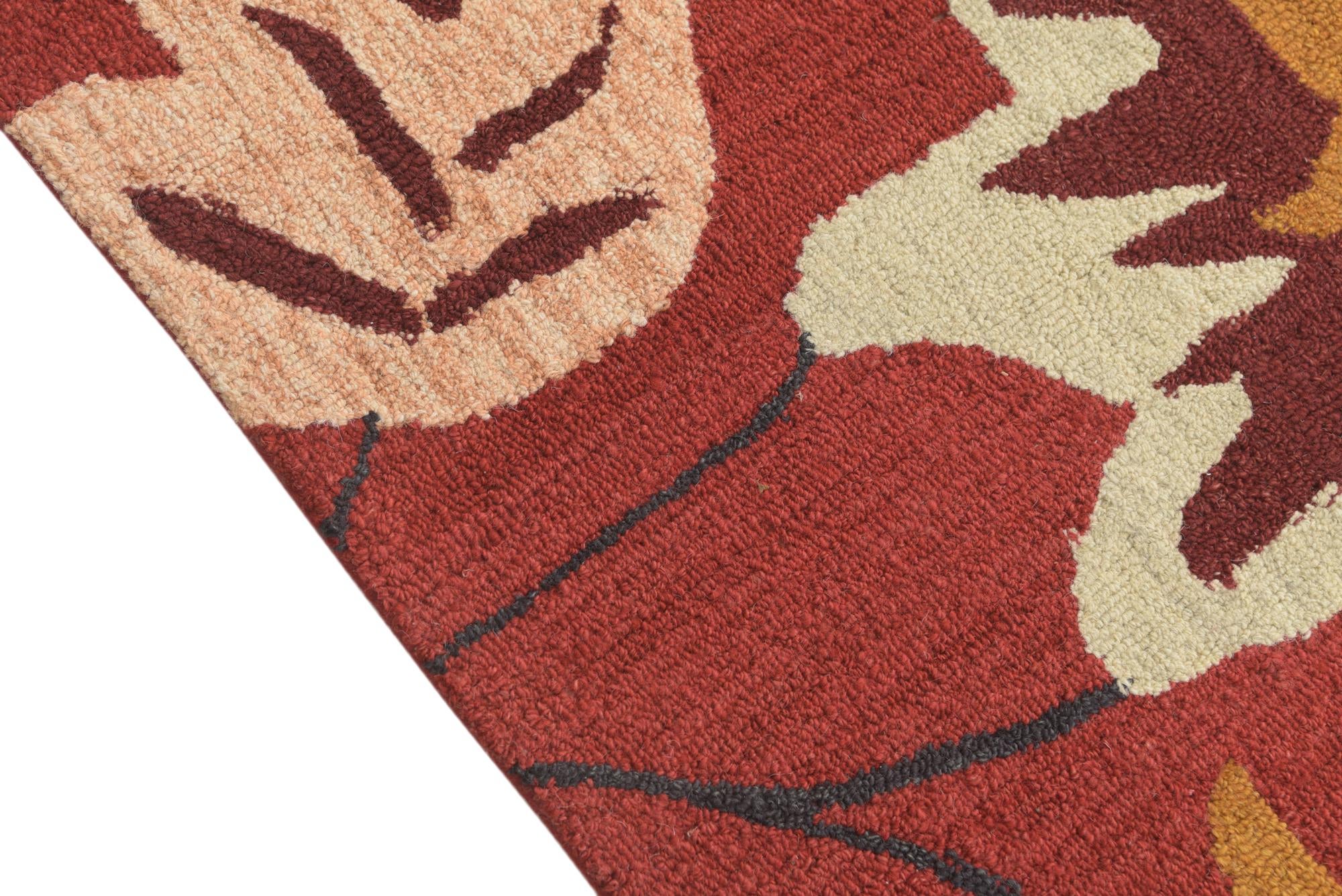5' 1 x 8' Agra Wool Rug
