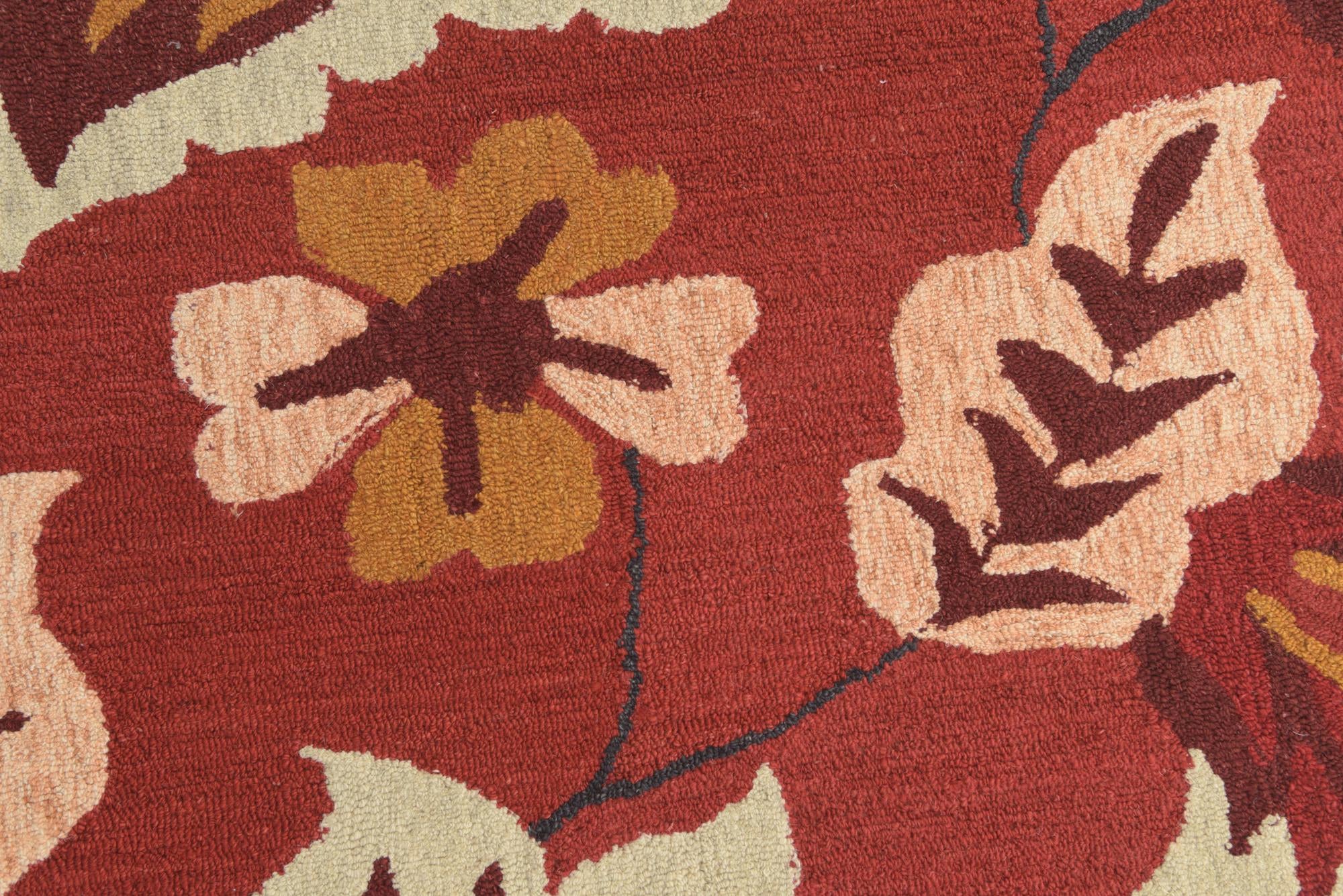 5' 1 x 8' Agra Wool Rug