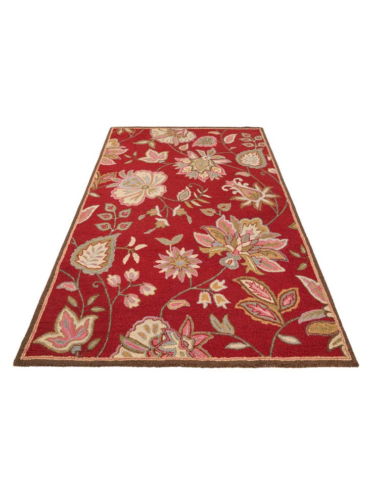 Detail image of 5' x 8' Agra Wool Rug