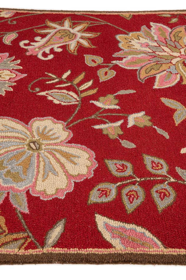 Detail image of 5' x 8' Agra Wool Rug