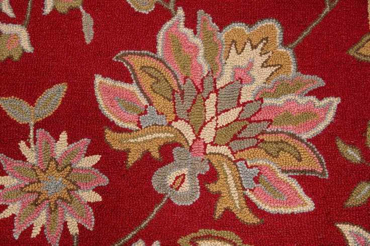 Detail image of 5' x 8' Agra Wool Rug