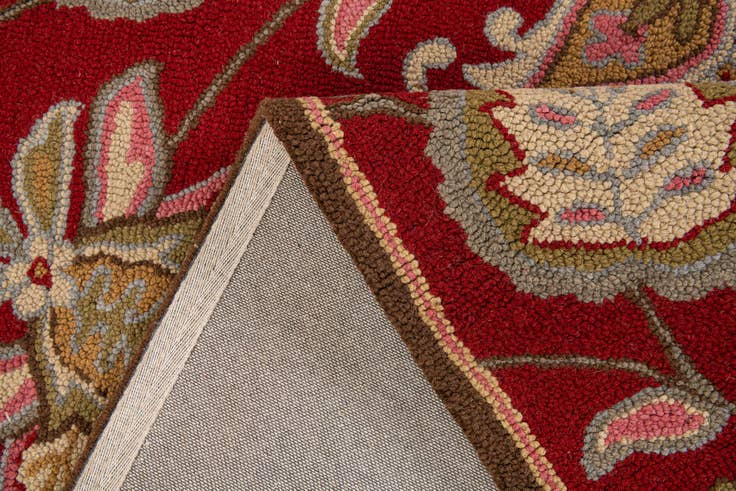 Detail image of 5' x 8' Agra Wool Rug