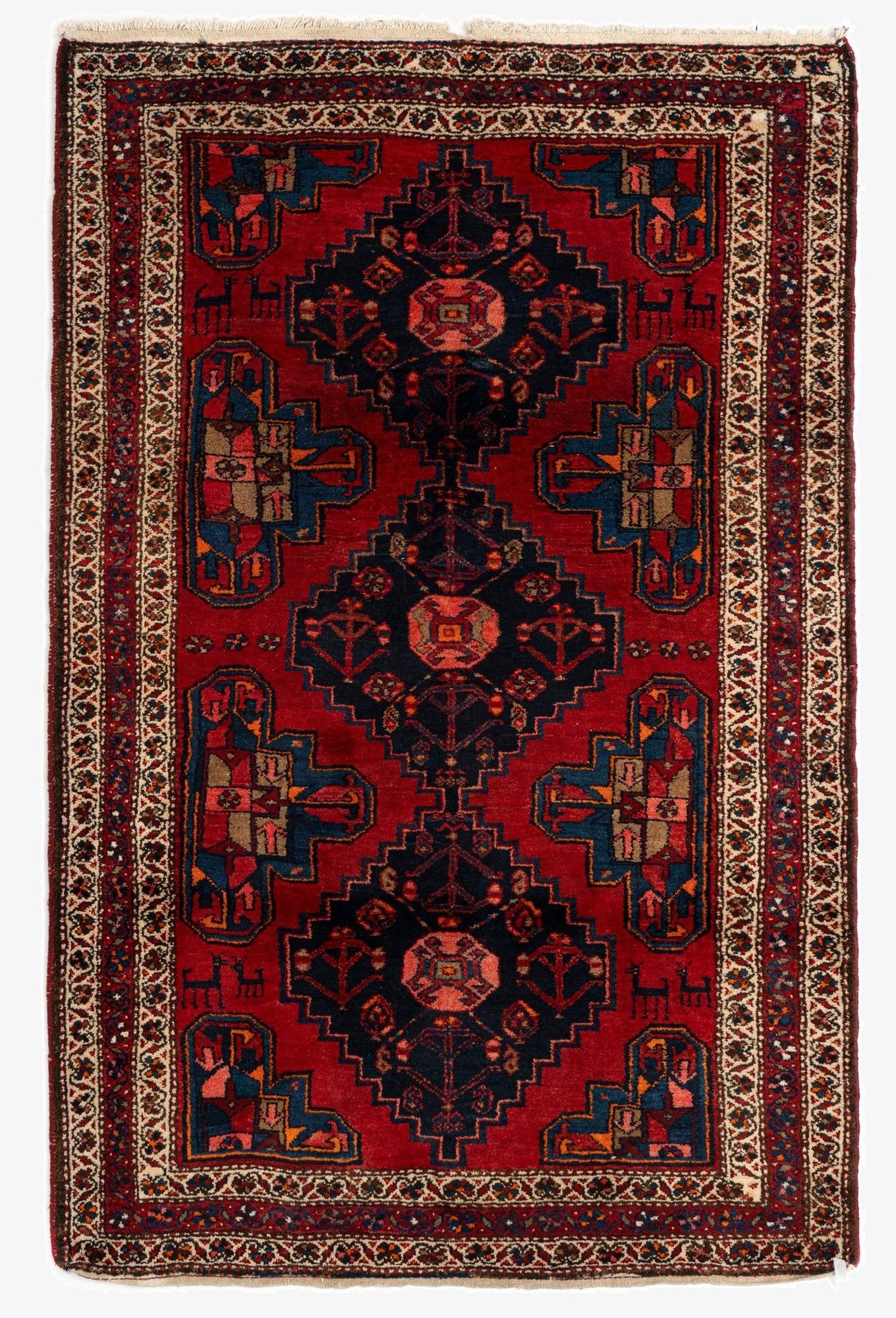 4' 2 x 6' 6 Ahar Wool Rug