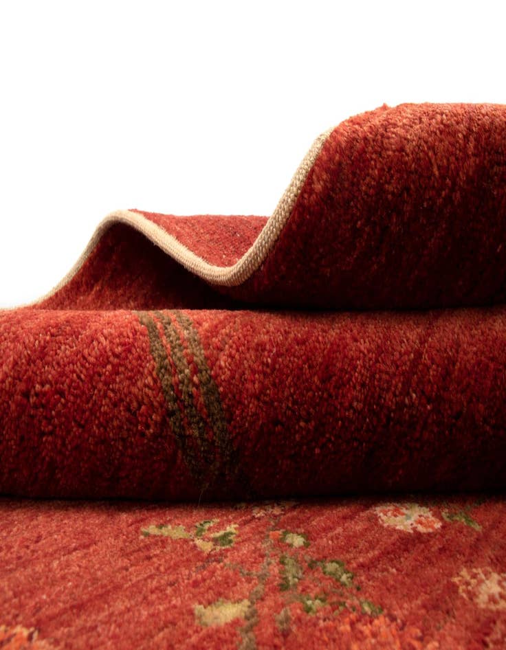 Detail image of 5' 8 x 8' 1  Hand Knotted Amaleh Persian Wool Rug